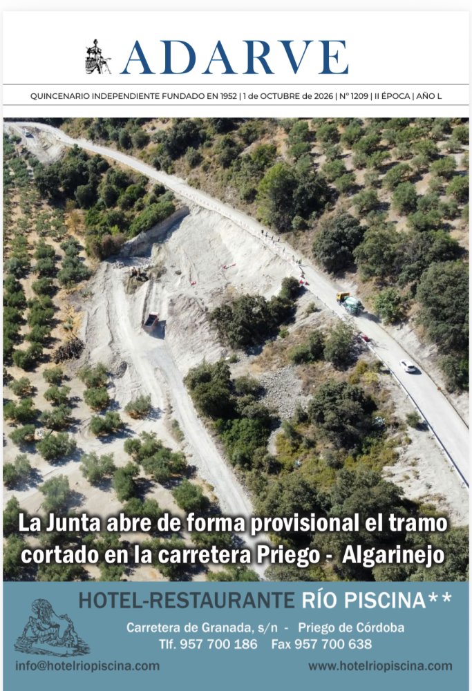 Imagen Ya esta a la venta el ADARVE n潞 1209 del 1 de octubre de 2026